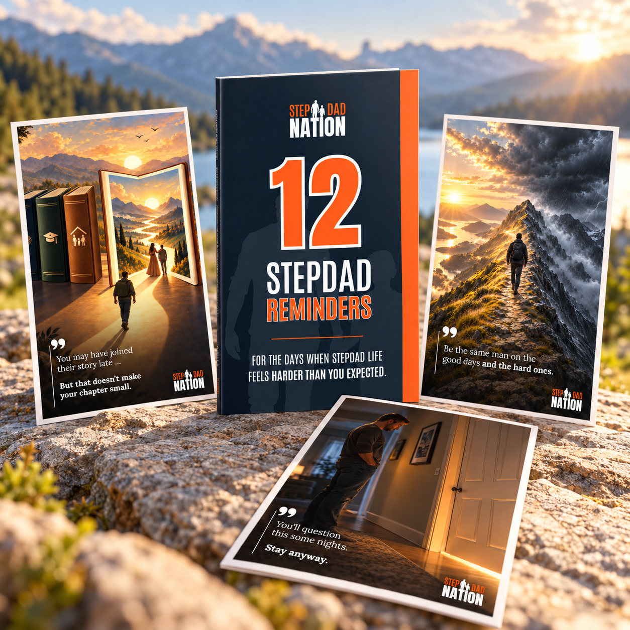 12 StepDad Mobile Reminders product mockup