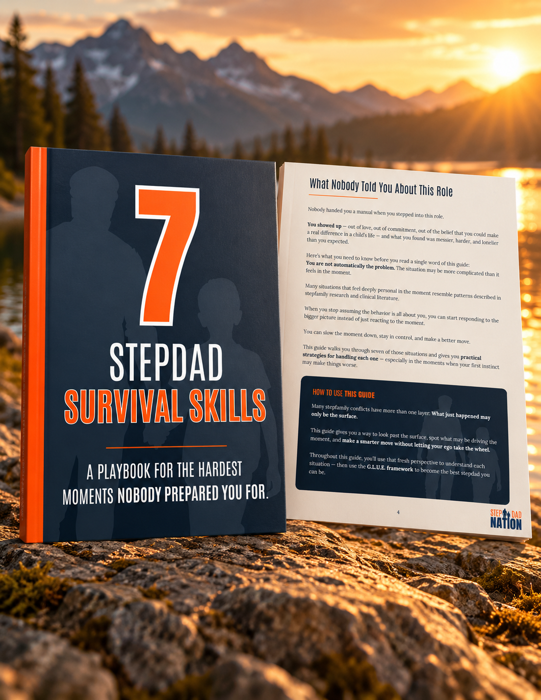 7 StepDad 
Survival Skills product mockup